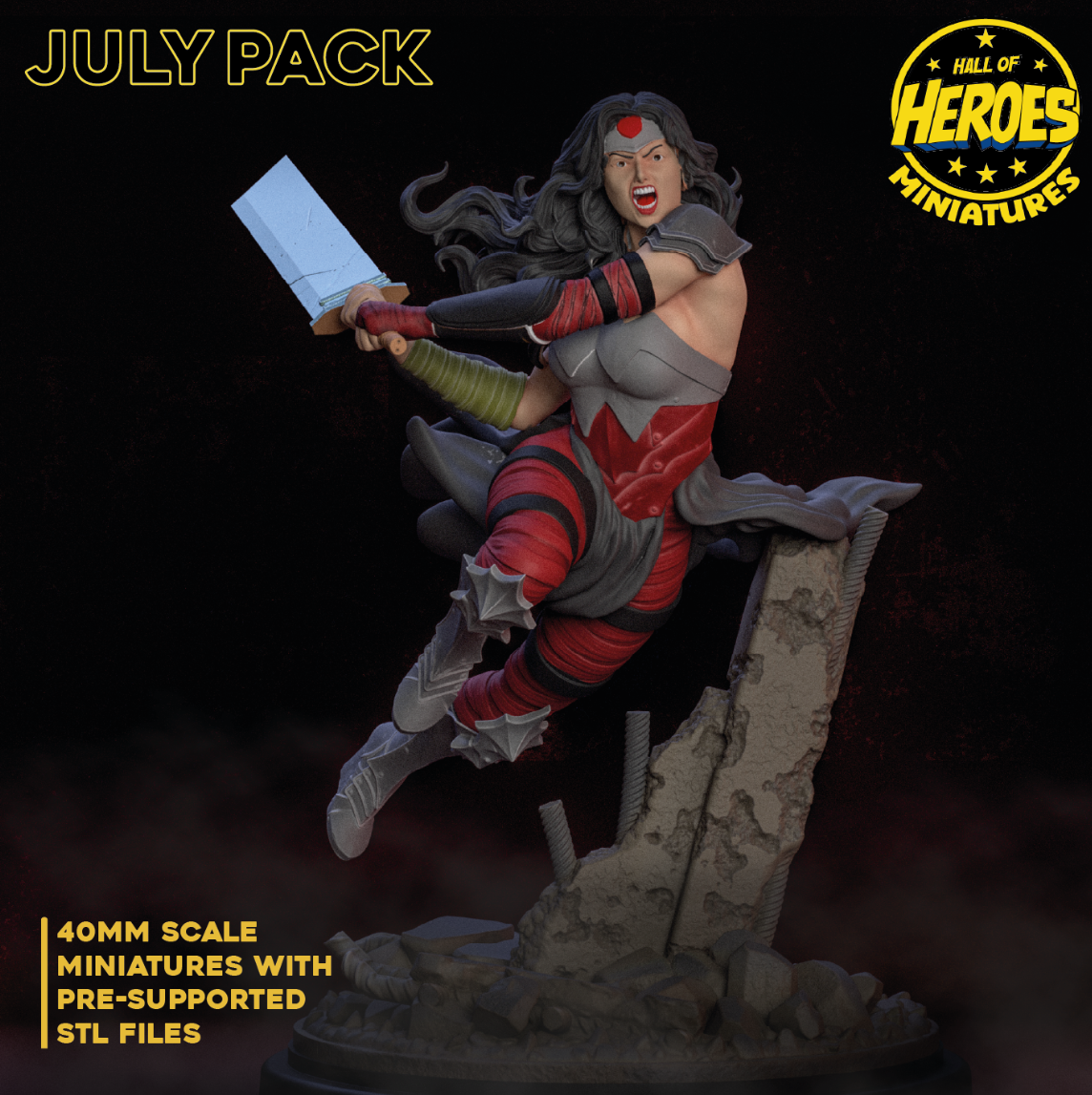 Immortal Champion (uncolored)