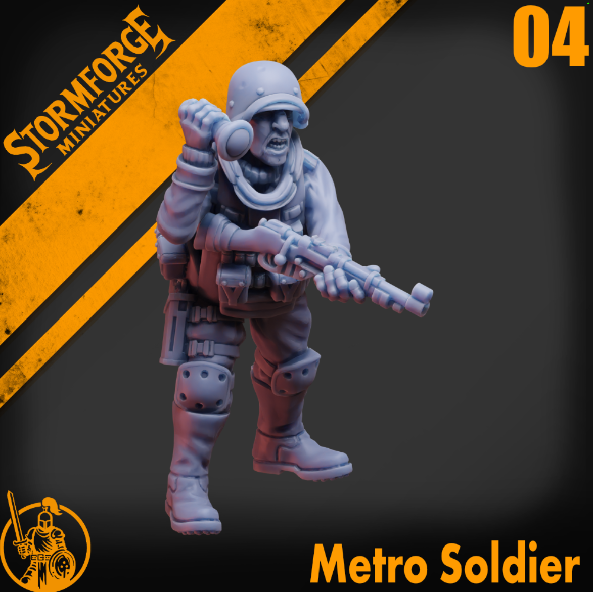 Radiation Zone - Metro Soldier - 04 (unpainted)