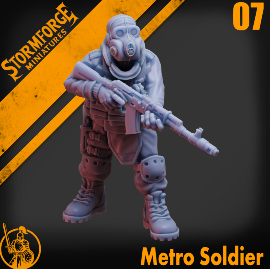 Radiation Zone - Metro Soldier - 07 (unpainted)