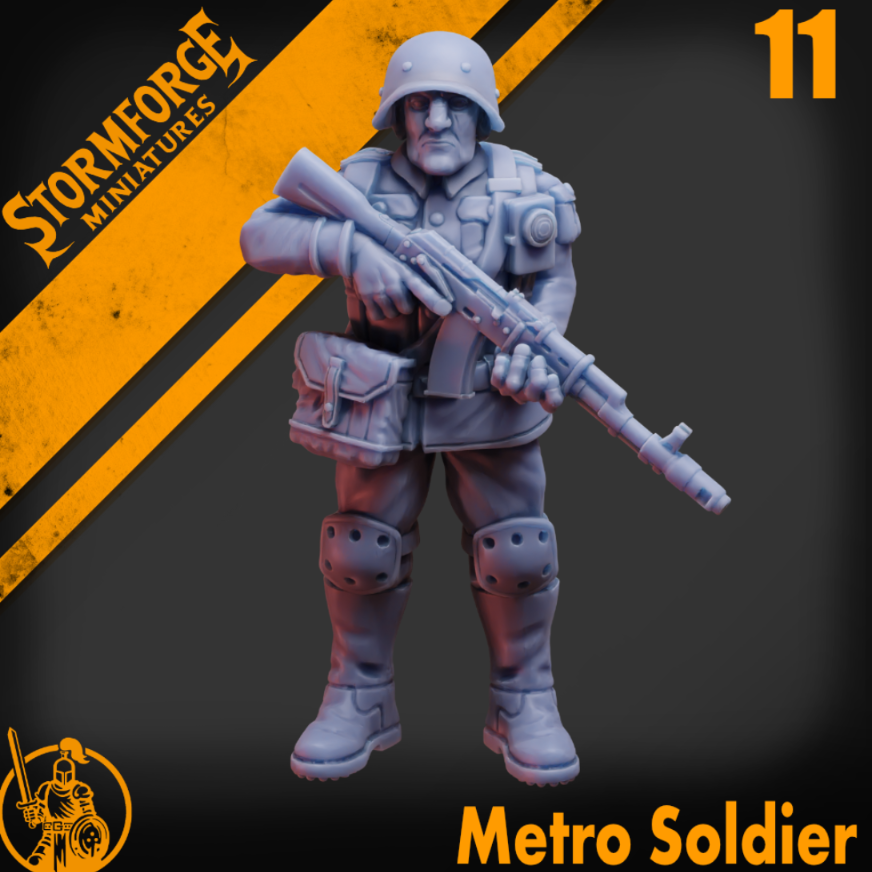 Radiation Zone - Metro Soldier - 11 (unpainted)