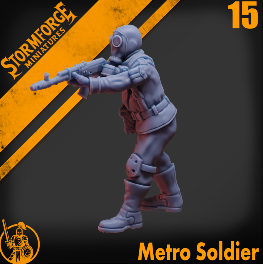 Radiation Zone - Metro Soldier - 15 (unpainted)