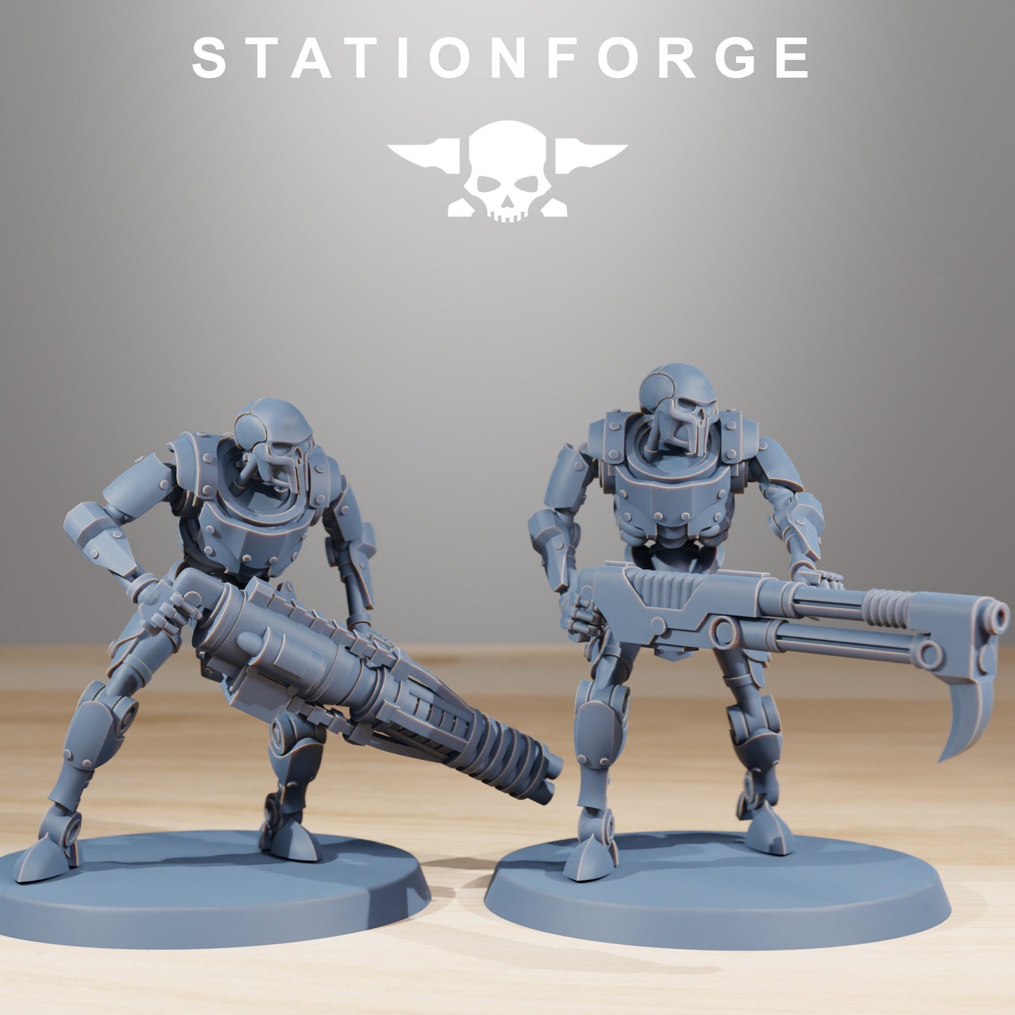 Astronet X1 Infantry - Set of 10 | DnD Miniatures  | Wargame Proxy Minis | Sci-Fi | Cyberpunk