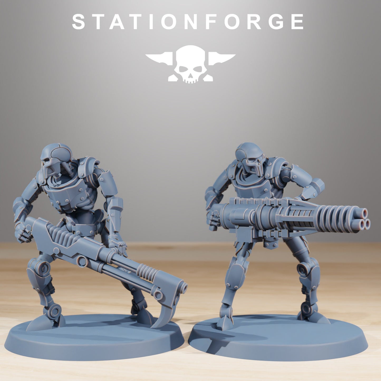 Astronet X1 Infantry - Set of 10 | DnD Miniatures  | Wargame Proxy Minis | Sci-Fi | Cyberpunk