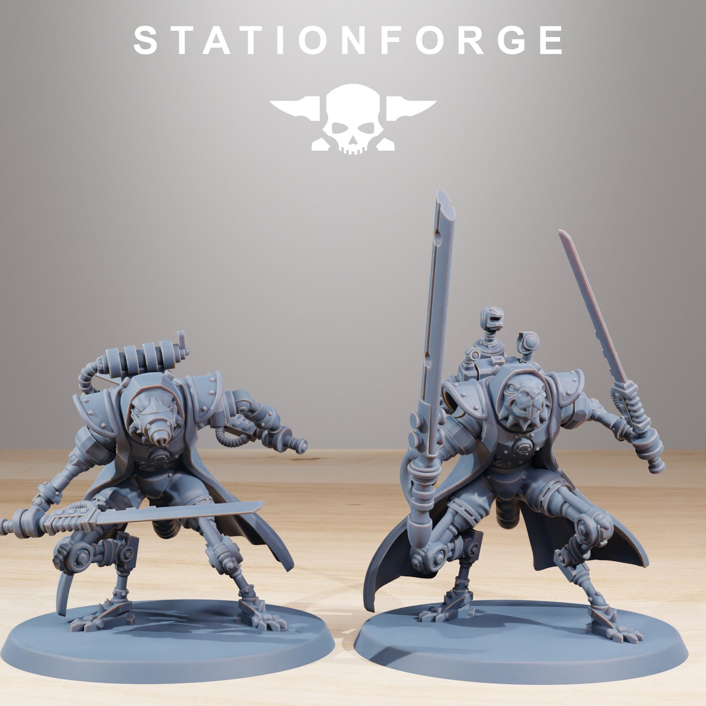 Raticus Curdsters - Set of 10 | Wargame Proxy | Sci-Fi | Cyberpunk