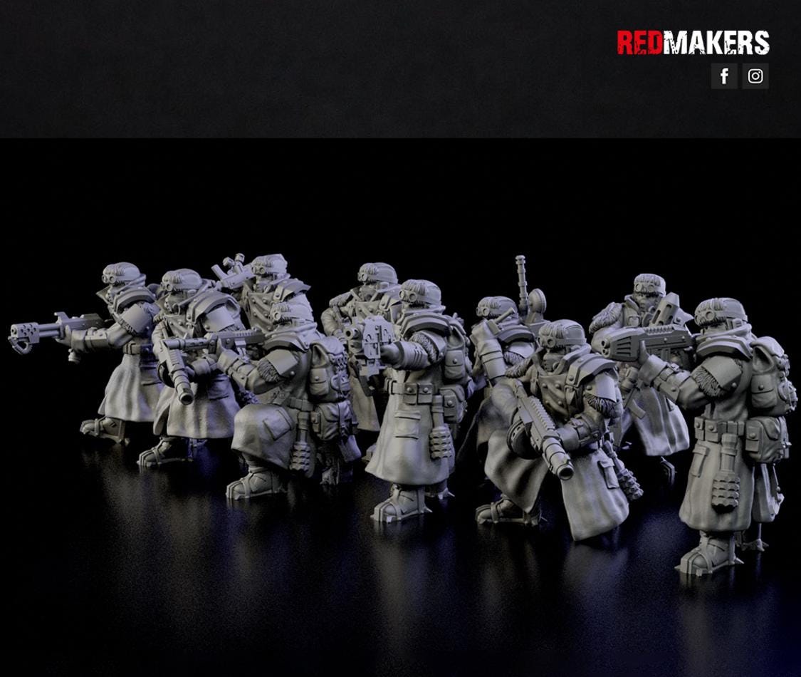 Ice Warriors - Squad of the Imperial Force - Set of 10