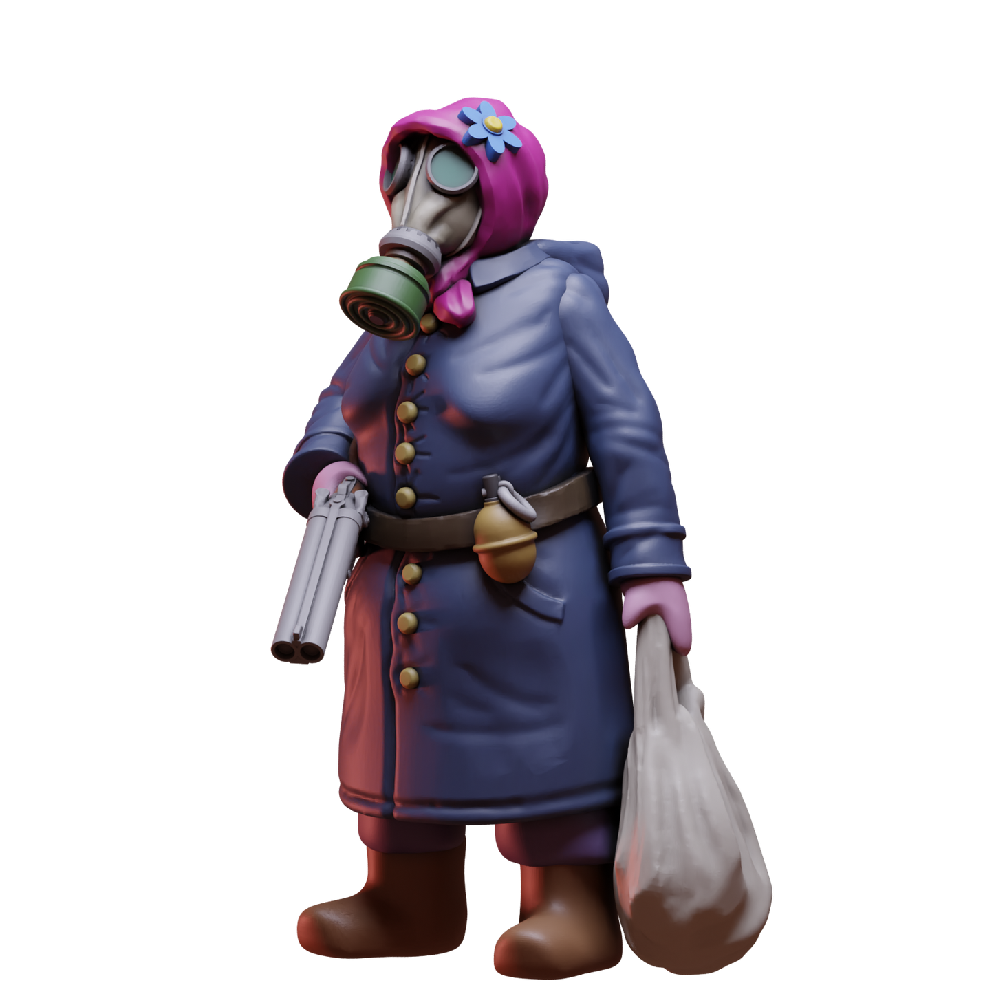 Babushka with Boomstick (unpainted)