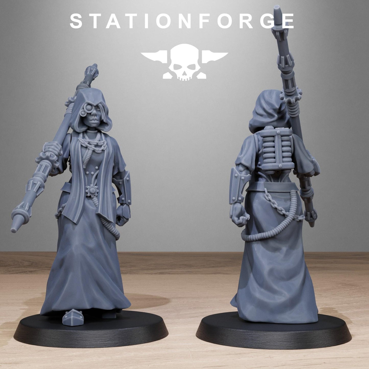 Scavenger Sister Priests - Set of 10 | Grimdark | Sci-Fi Future | Tabletop Wargaming