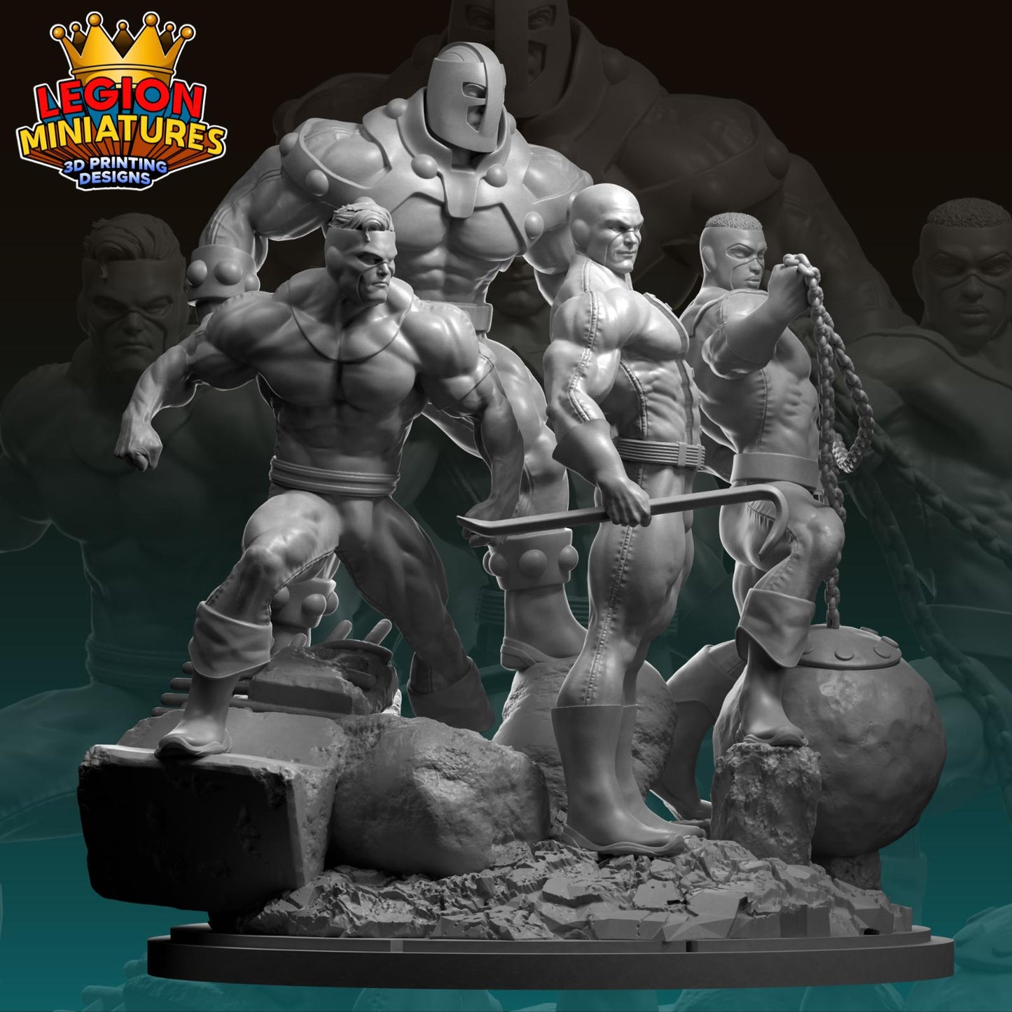 Wrecking Crew - Set of 4