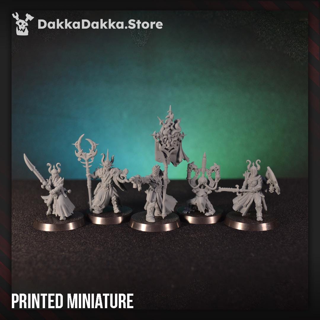 K.I.N.K. Castle Executants Part 2 - Set of 5 | Grimdark | Sci-Fi Future | Tabletop Wargaming