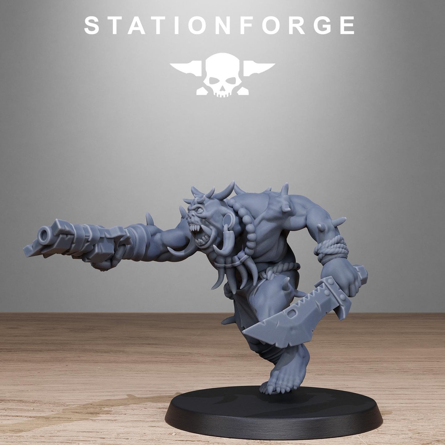 Orkaz Tribal Infantry - Set of 10 | Grimdark | Sci-Fi Future | Tabletop Wargaming