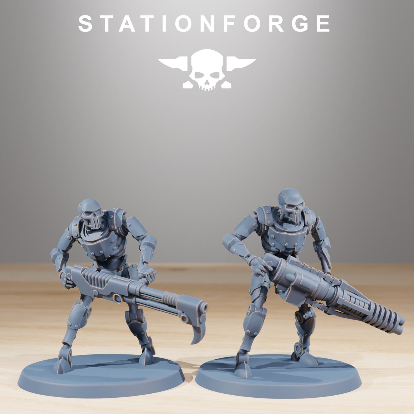 Astronet X1 Infantry - Set of 10 | DnD Miniatures  | Wargame Proxy Minis | Sci-Fi | Cyberpunk