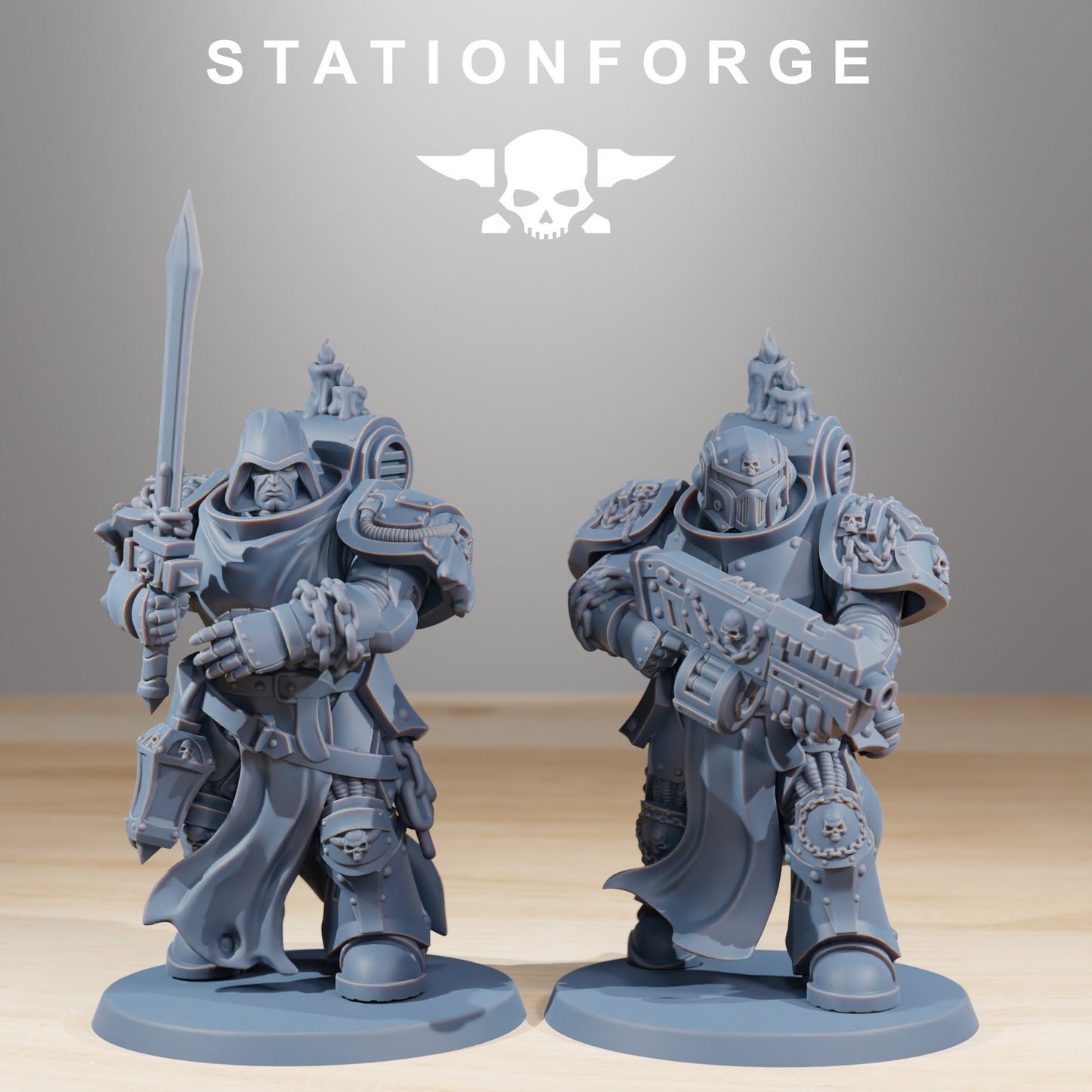 Socratis Crusaders - Set of 10 | Wargame Proxy | Sci-Fi | Cyberpunk