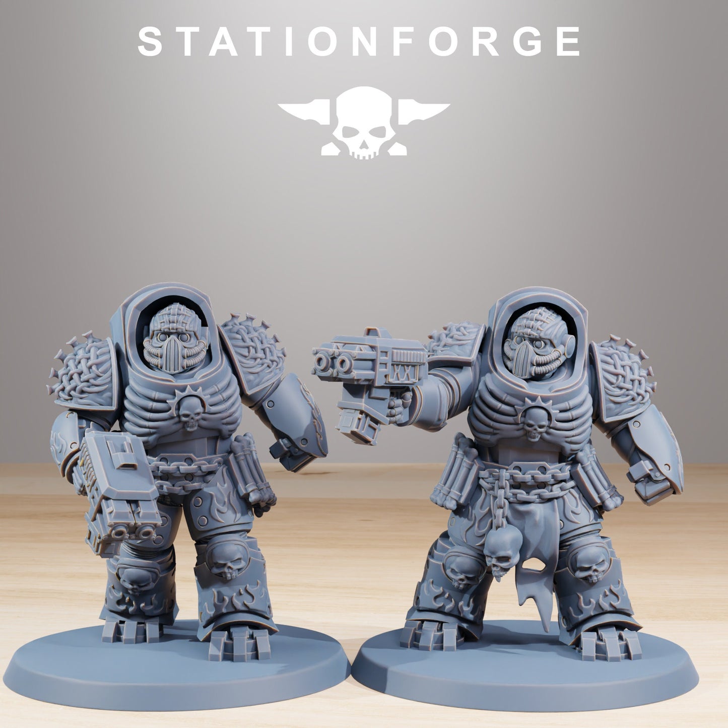 Socratis Doom Reaper Vanguards - Set of 10 | Wargame Proxy | Sci-Fi | Cyberpunk