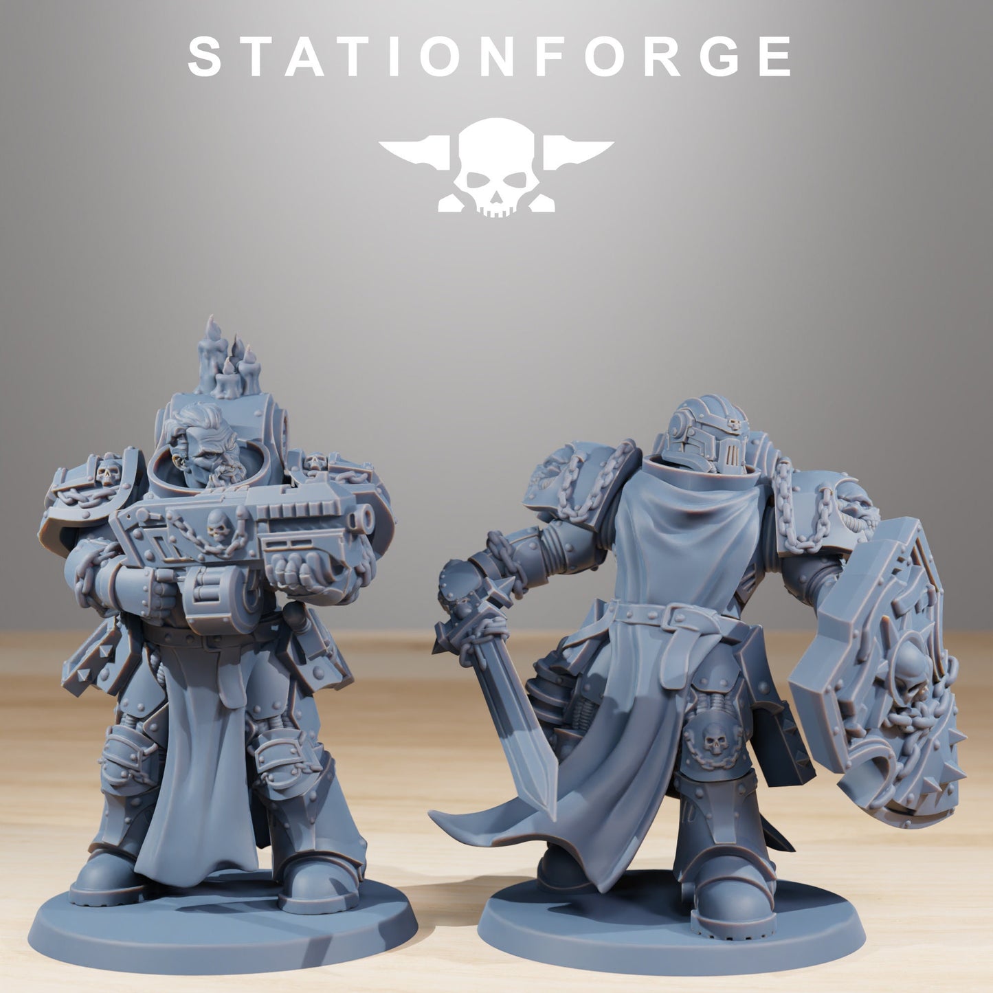 Socratis Crusaders - Set of 10 | Wargame Proxy | Sci-Fi | Cyberpunk