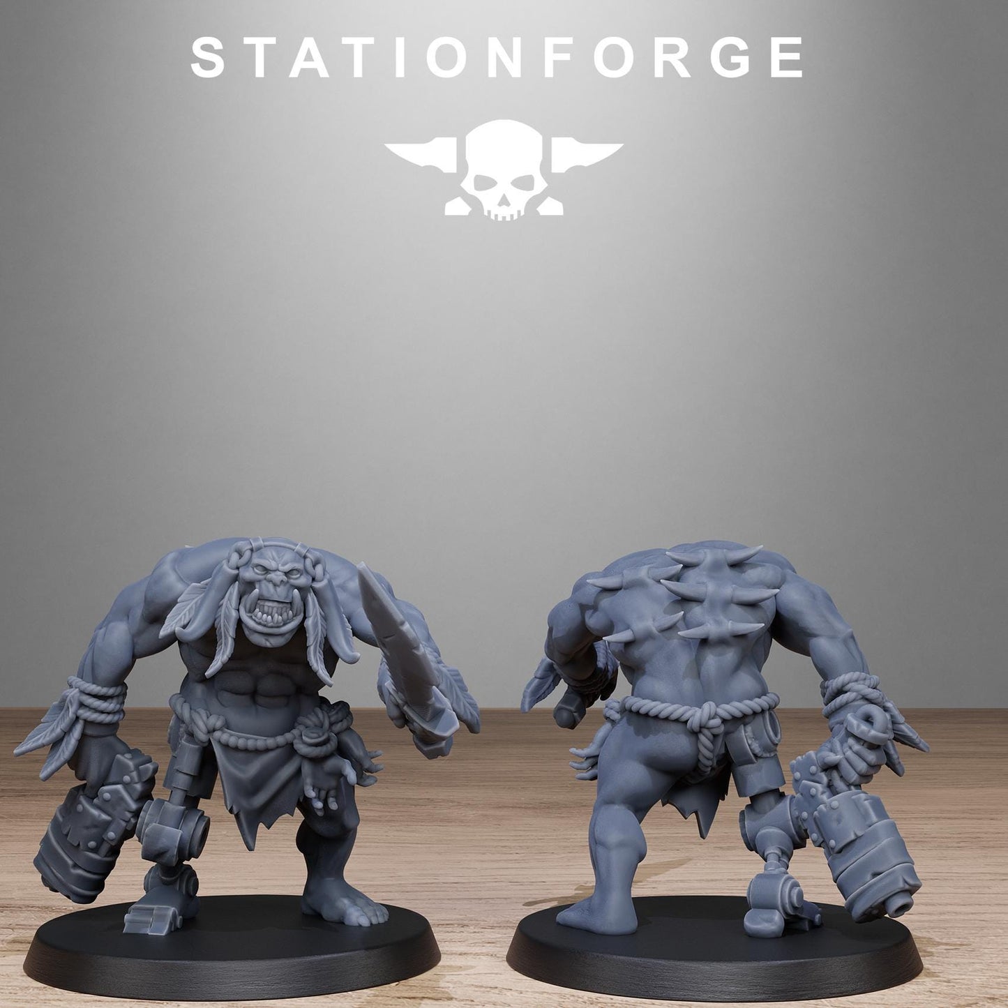 Orkaz Tribal Infantry - Set of 10 | Grimdark | Sci-Fi Future | Tabletop Wargaming