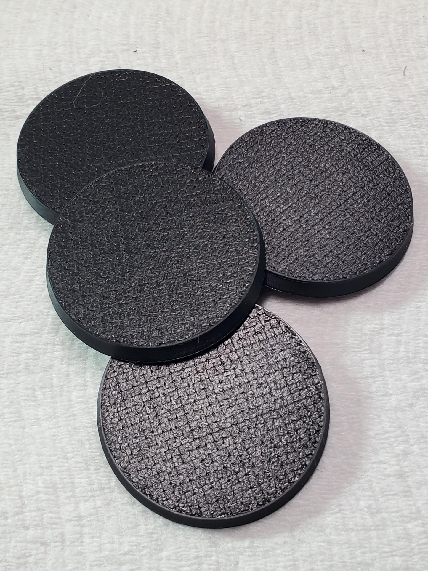 Round Generic Solid Bases in 25mm, 28mm, 32mm, 40mm, 50mm and 65mm