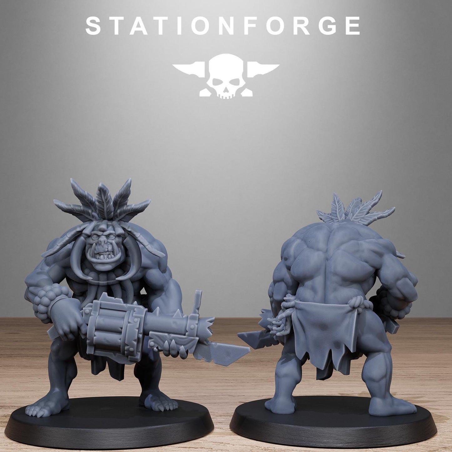 Orkaz Tribal Infantry - Set of 10 | Grimdark | Sci-Fi Future | Tabletop Wargaming