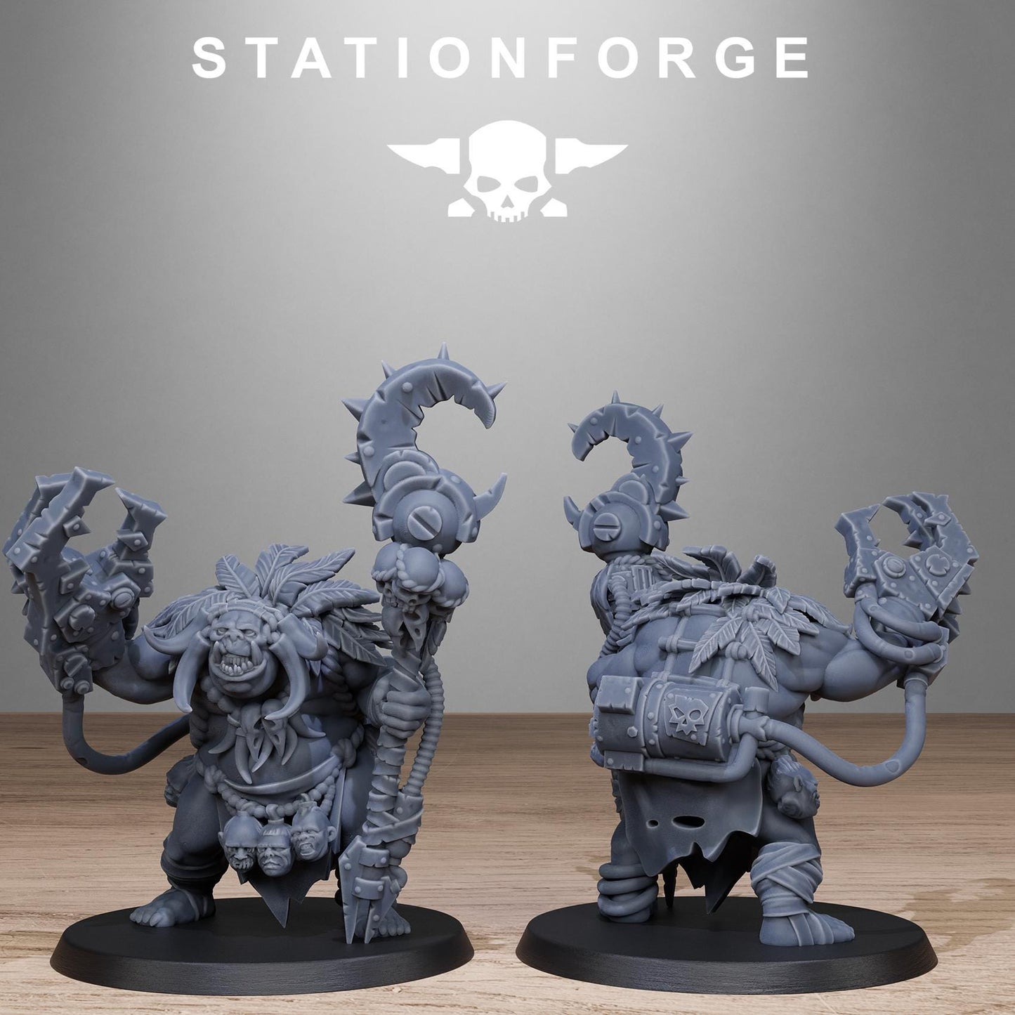 Orkaz Tribal Infantry - Set of 10 | Grimdark | Sci-Fi Future | Tabletop Wargaming
