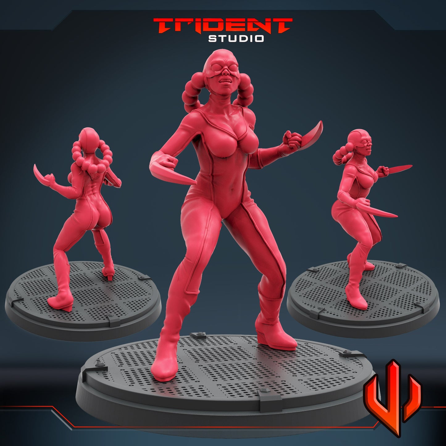Vasquez-De-Lance - A | 40mm Crisis Protocol | Tabletop Gaming | Tabletop Miniature | Superhero | MCP