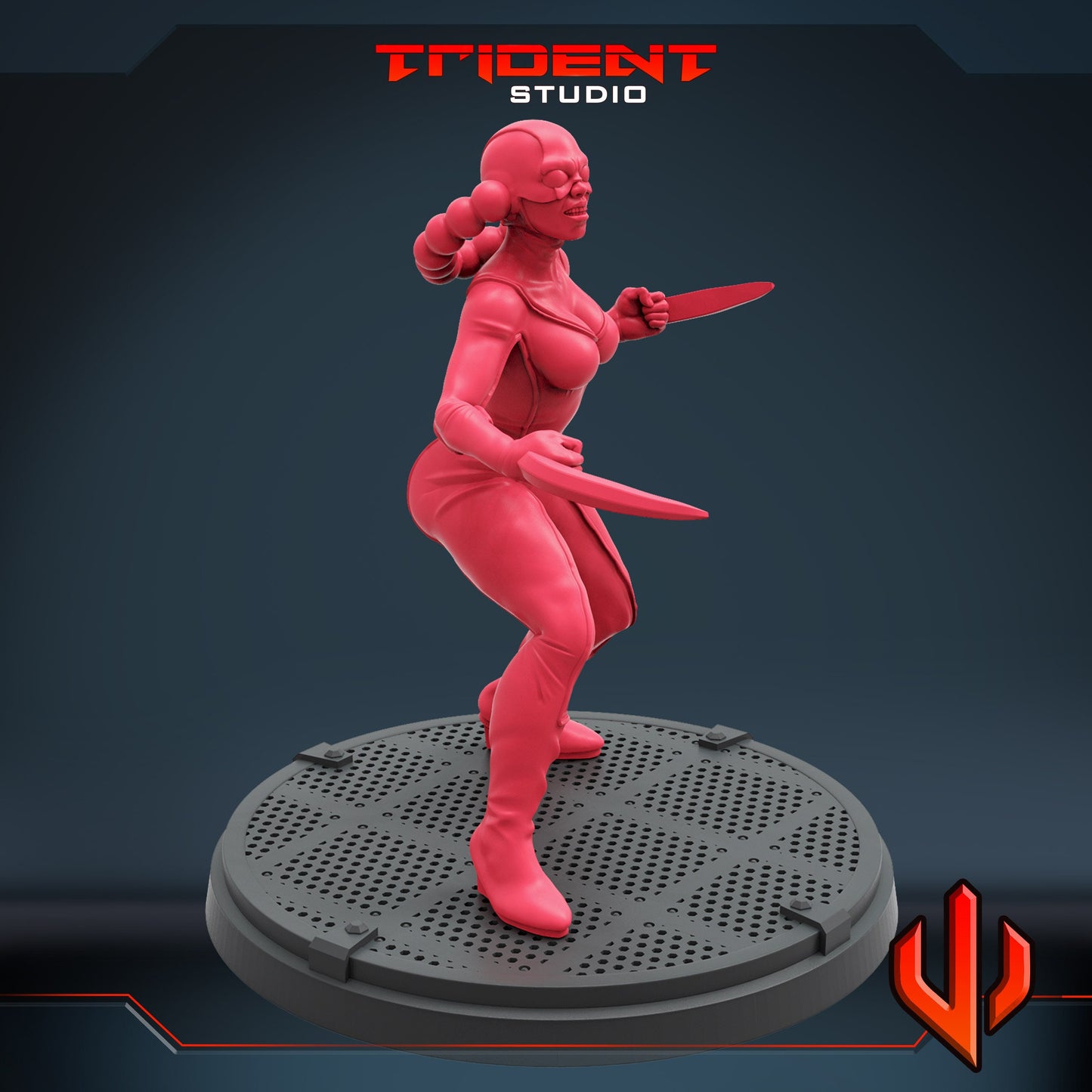 Vasquez-De-Lance - A | 40mm Crisis Protocol | Tabletop Gaming | Tabletop Miniature | Superhero | MCP