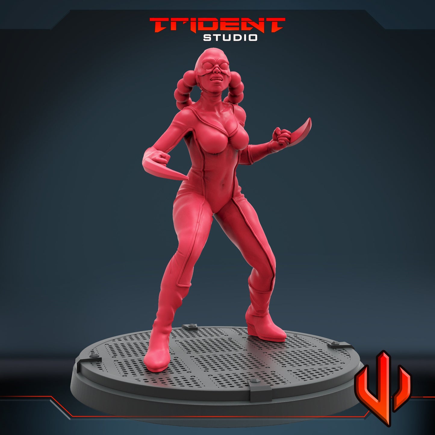 Vasquez-De-Lance - A | 40mm Crisis Protocol | Tabletop Gaming | Tabletop Miniature | Superhero | MCP