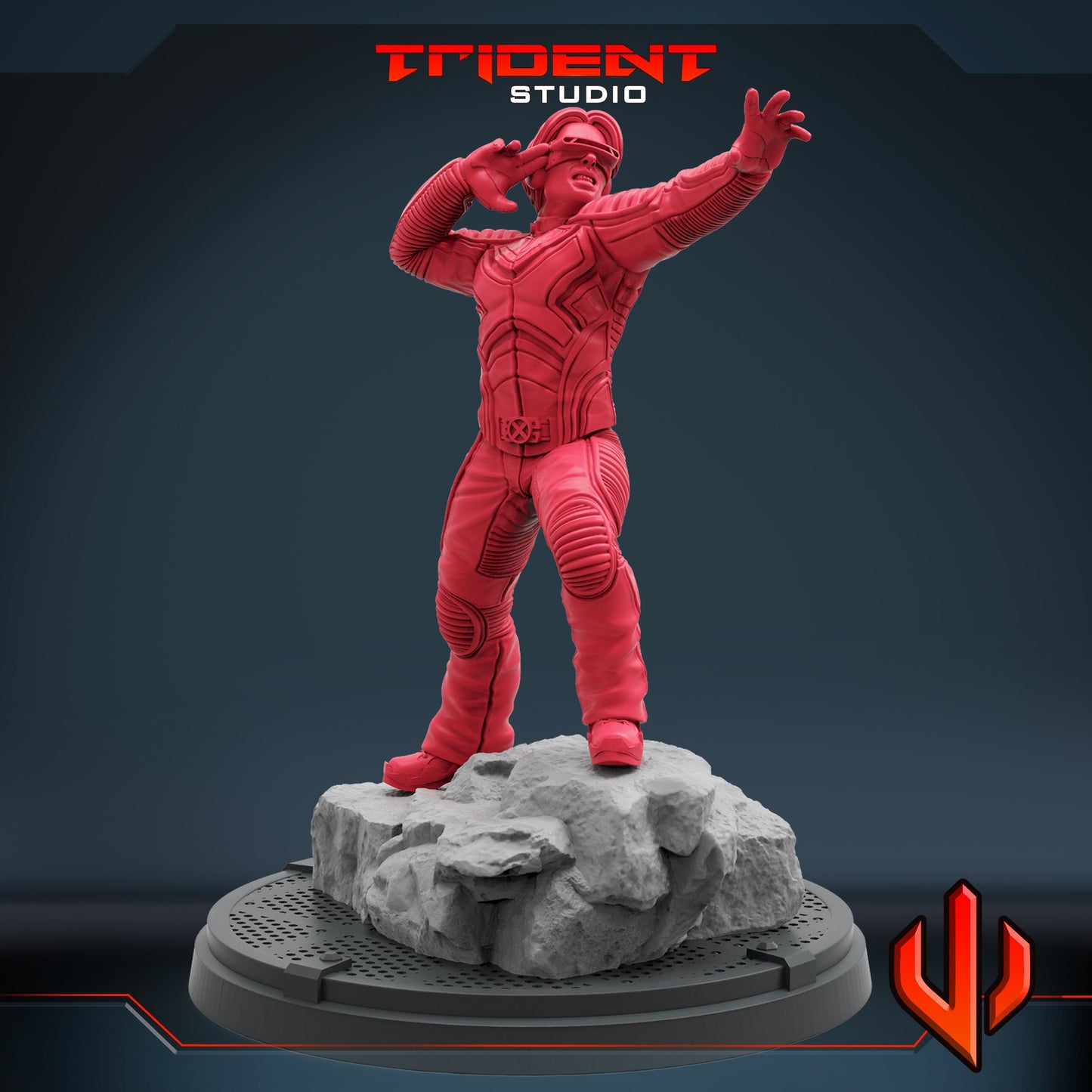 Optic Blast - A | 40mm Crisis Protocol | Tabletop Gaming | Tabletop Miniature | Superhero | MCP