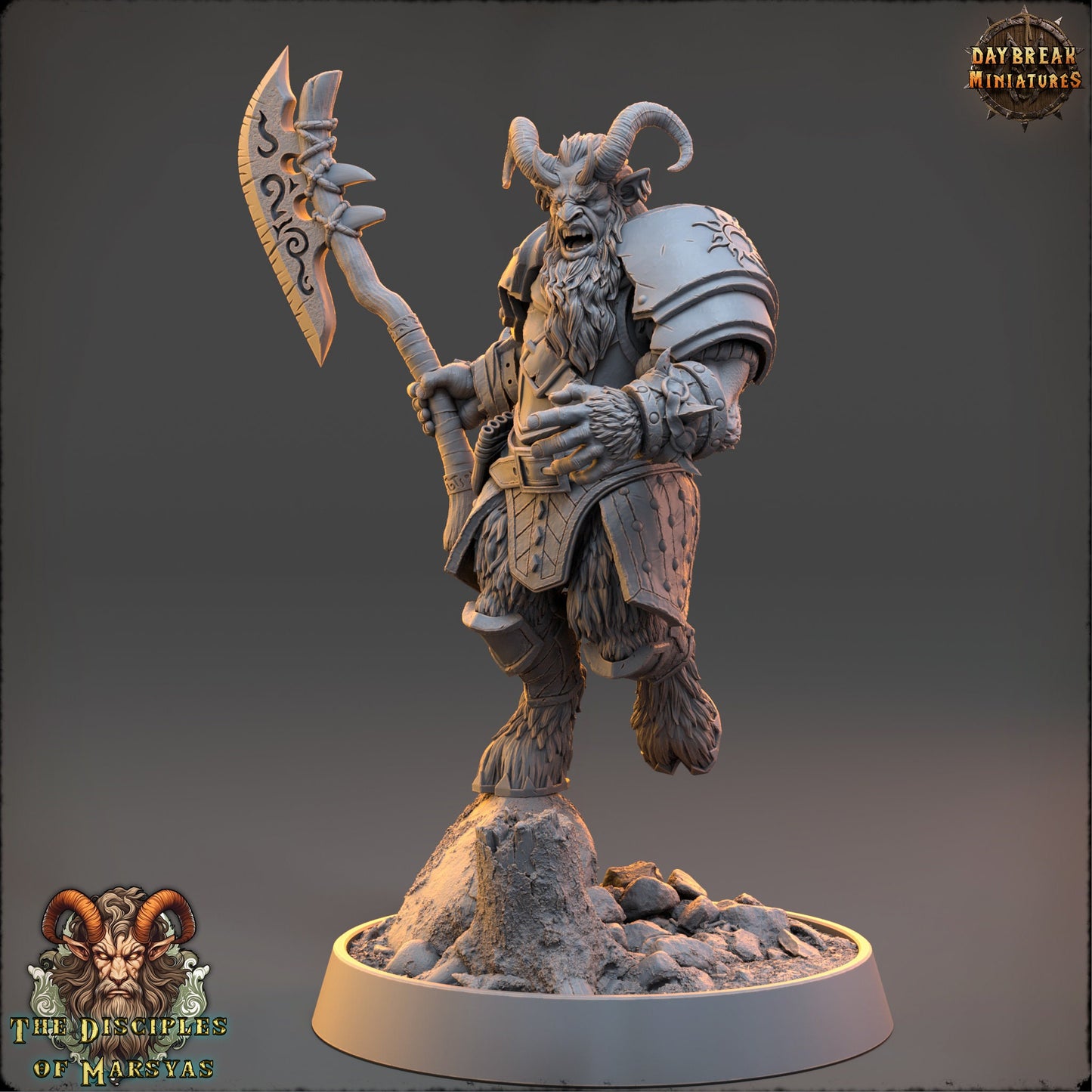 Glahod Rusher | DnD Miniatures | Tabletop Gaming Miniature | Fantasy-War Games