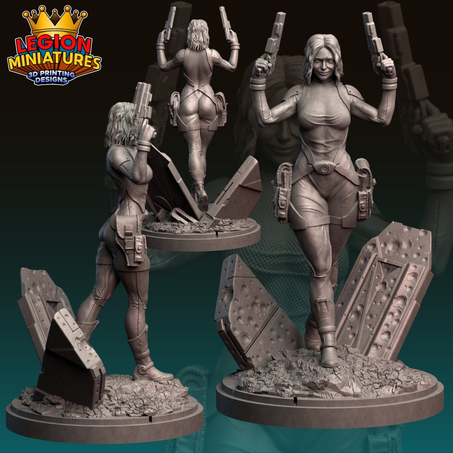 Domino | 40mm Crisis Protocol | Superhero