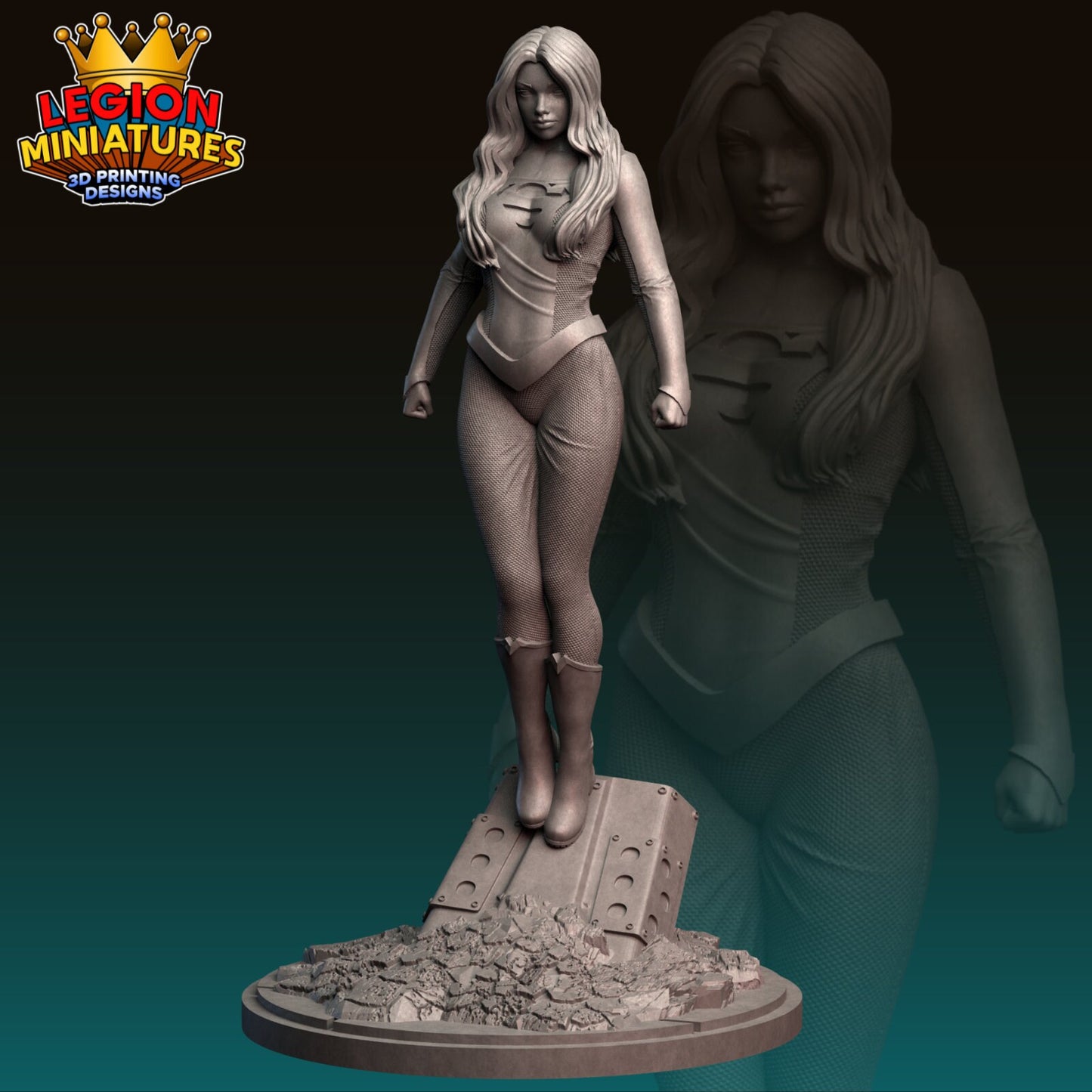 Suppa Girl | 40mm Crisis Protocol | Superhero