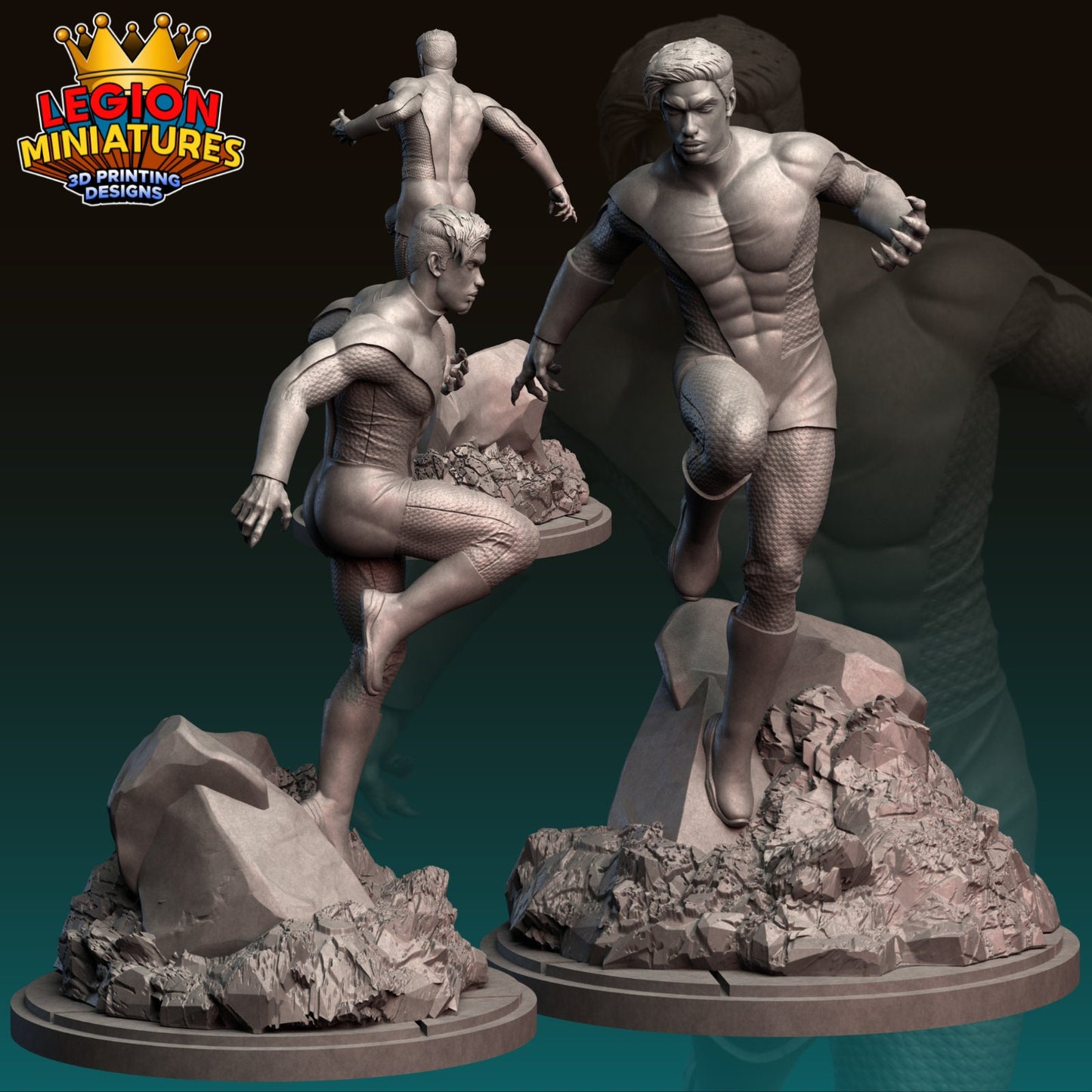 Beast Boy & Gorilla | 40mm Crisis Protocol | Superhero
