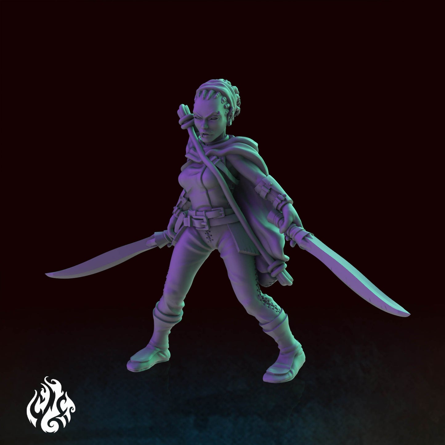 Heroes - Zombie Slasher | DnD Miniatures | Tabletop Gaming Miniature | Fantasy-War Games