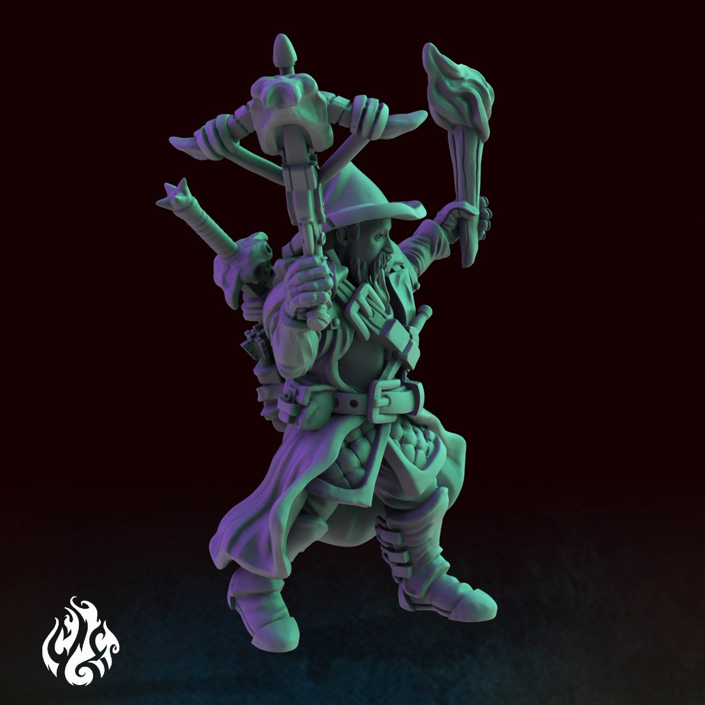 Heroes - Witch Hunter | DnD Miniatures | Tabletop Gaming Miniature | Fantasy-War Games