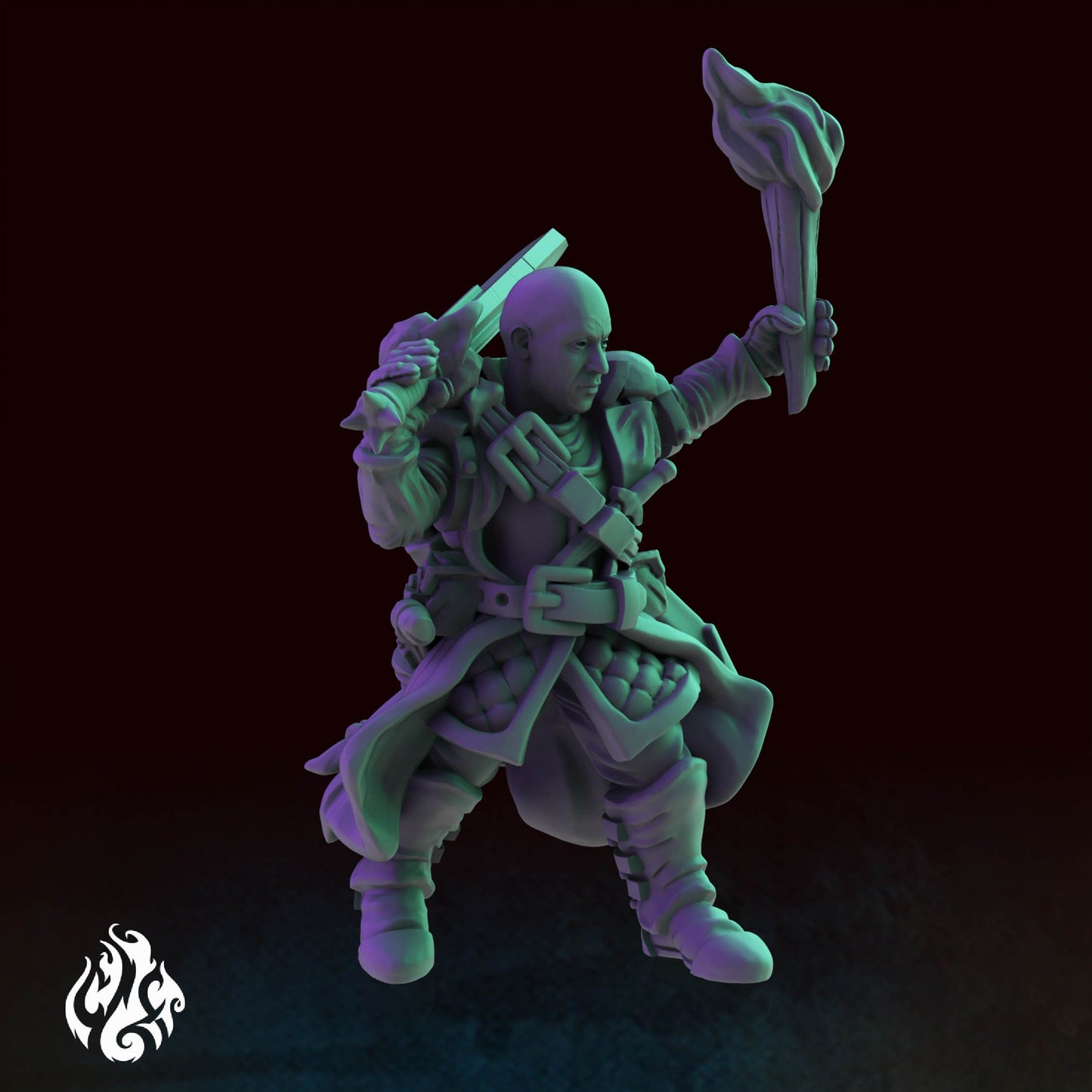 Heroes - Vin the Witch Slayer | DnD Miniatures | Tabletop Gaming Miniature | Fantasy-War Games