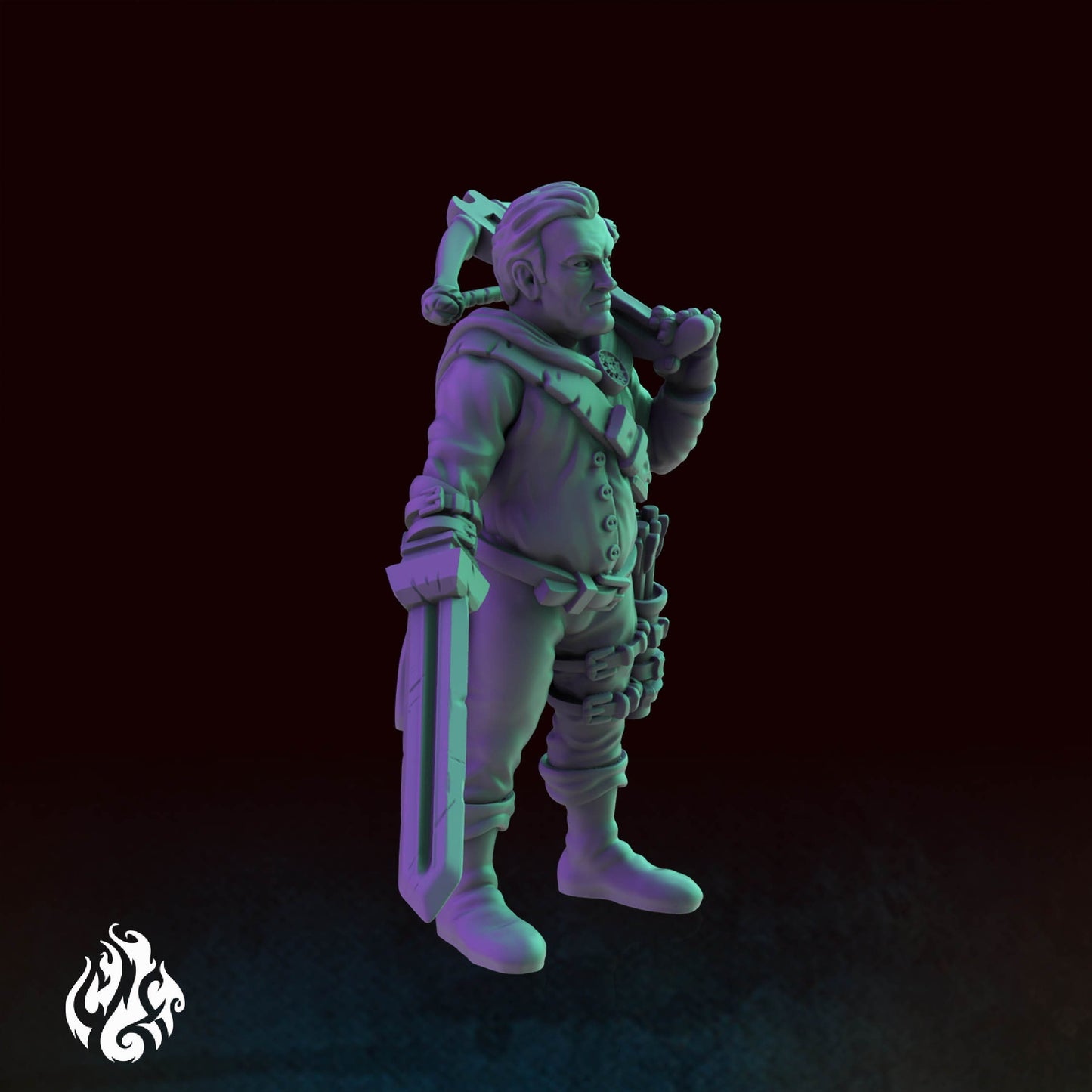 Heroes - Ash the Undead Slayer | DnD Miniatures | Tabletop Gaming Miniature | Fantasy-War Games
