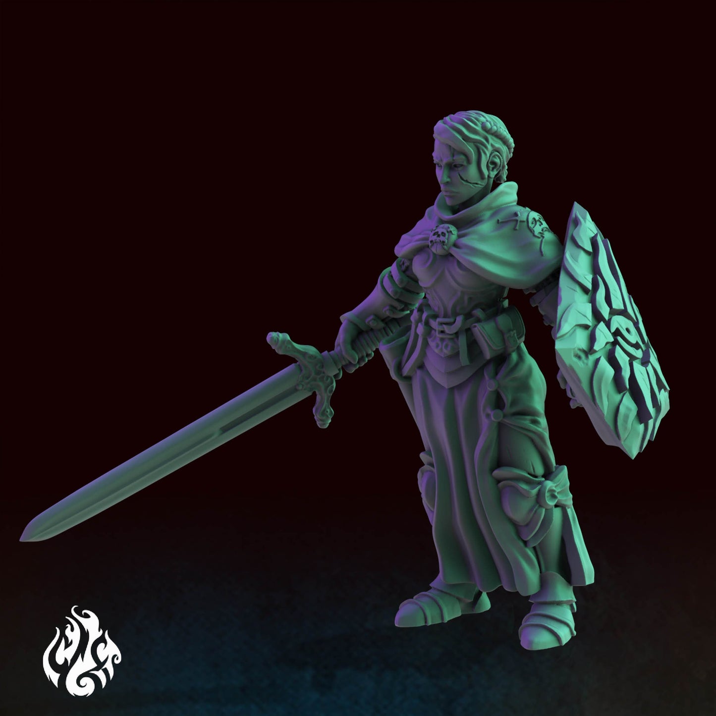 Heroes - Female Inquisitor | DnD Miniatures | Tabletop Gaming Miniature | Fantasy-War Games