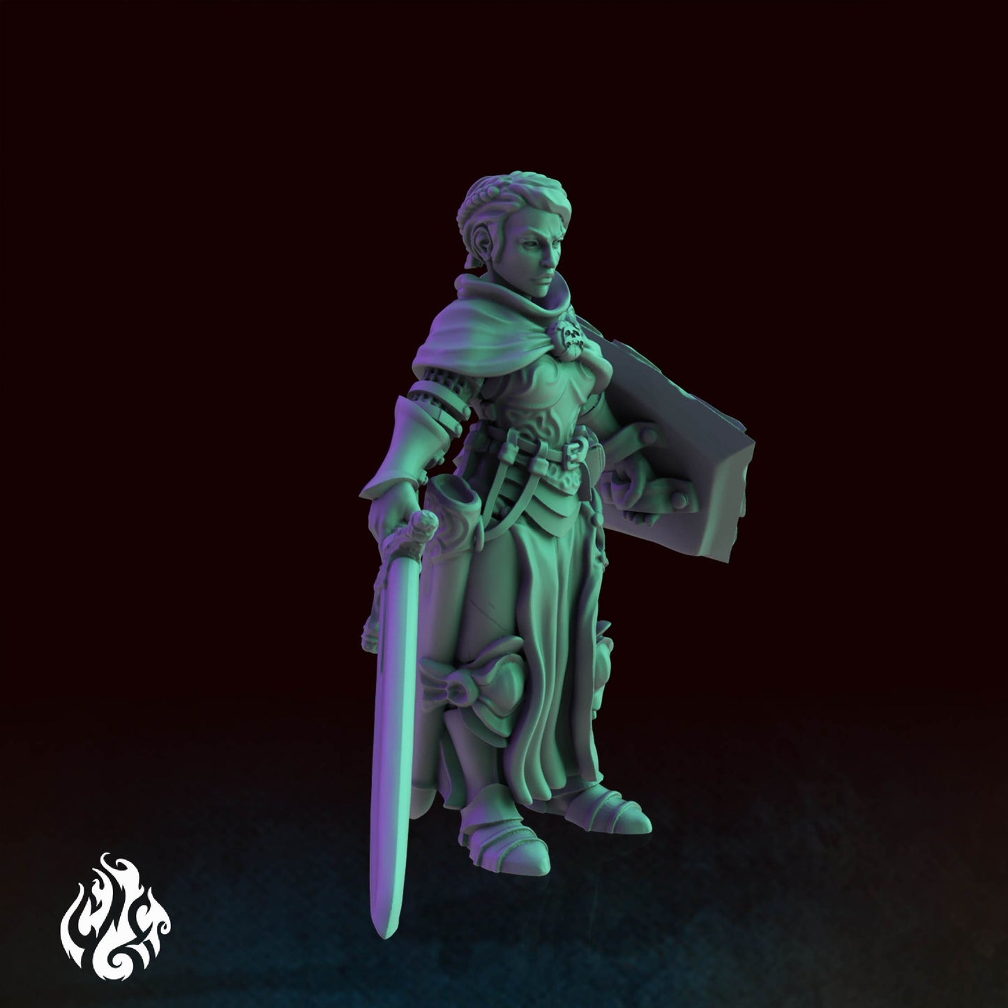 Heroes - Female Inquisitor | DnD Miniatures | Tabletop Gaming Miniature | Fantasy-War Games