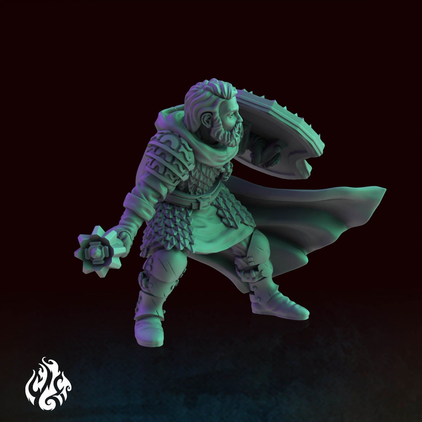 Heroes - Male Cleric | DnD Miniatures | Tabletop Gaming Miniature | Fantasy-War Games