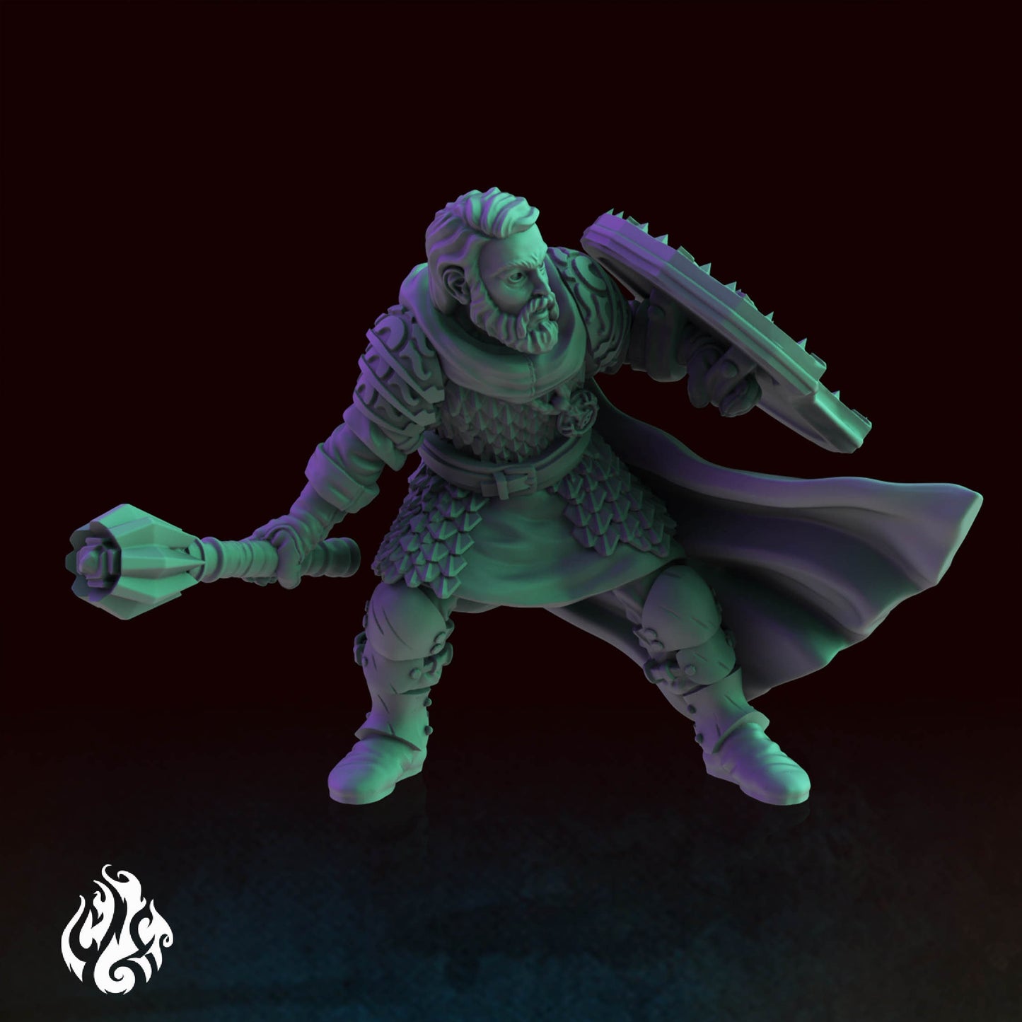 Heroes - Male Cleric | DnD Miniatures | Tabletop Gaming Miniature | Fantasy-War Games