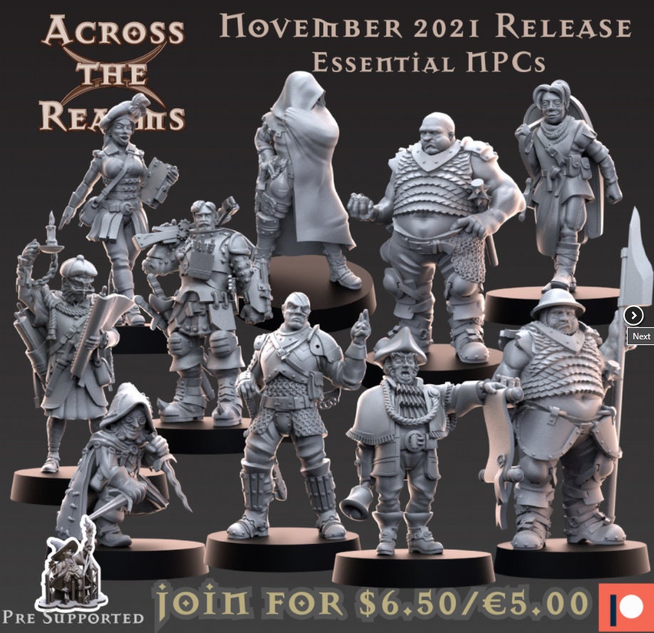 Essential NPC's Set of 10