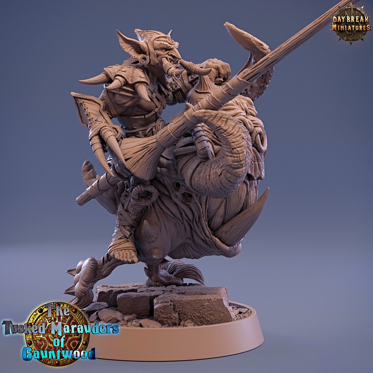Goblins - Tusked Marauders of Gauntwood - Krimli Smite on Head Runner
