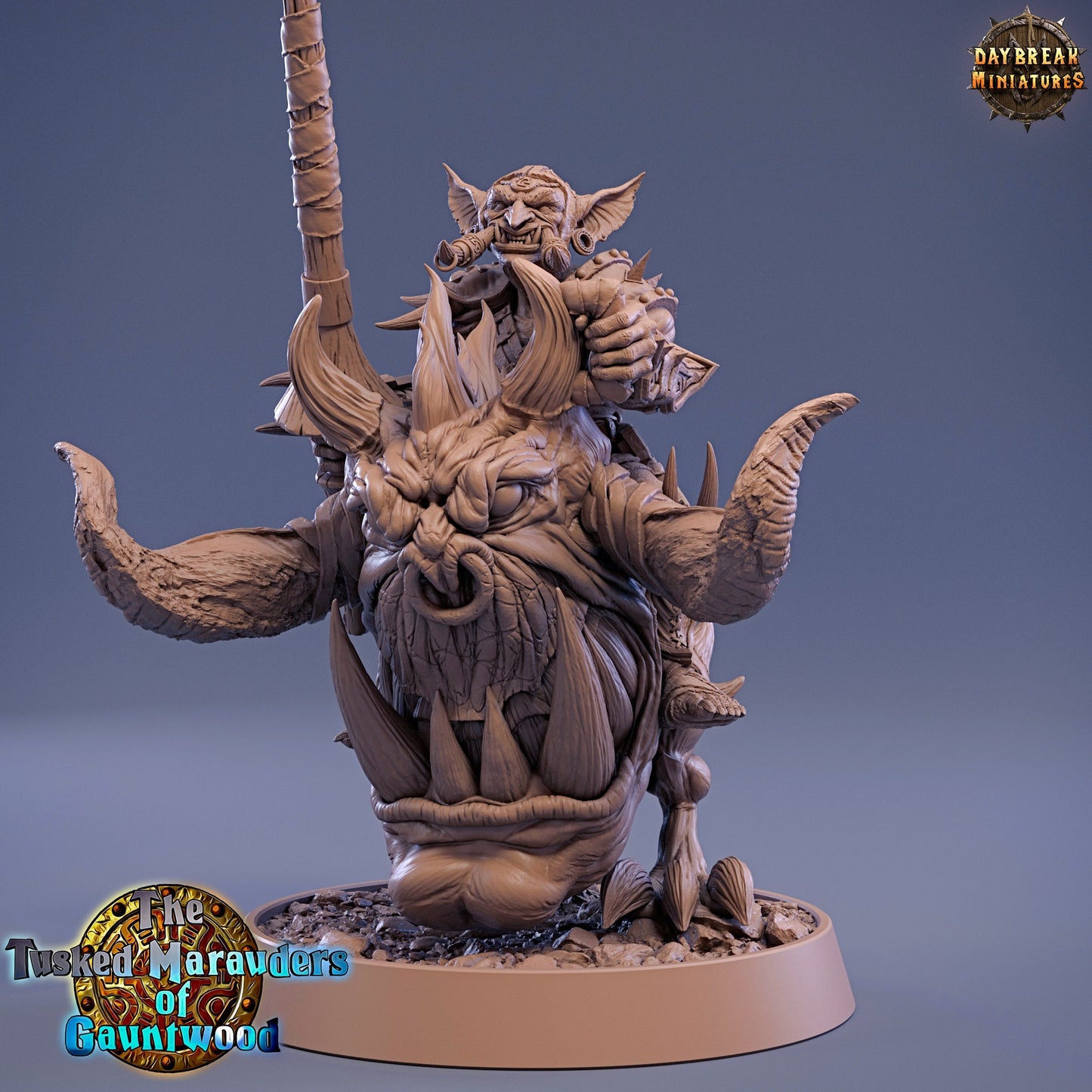Goblins - Tusked Marauders of Gauntwood - Dongli Smite on Head Runner