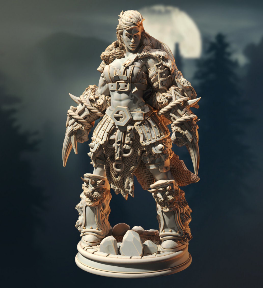 Human Berserker Barbarian - Hilda Bjornstain