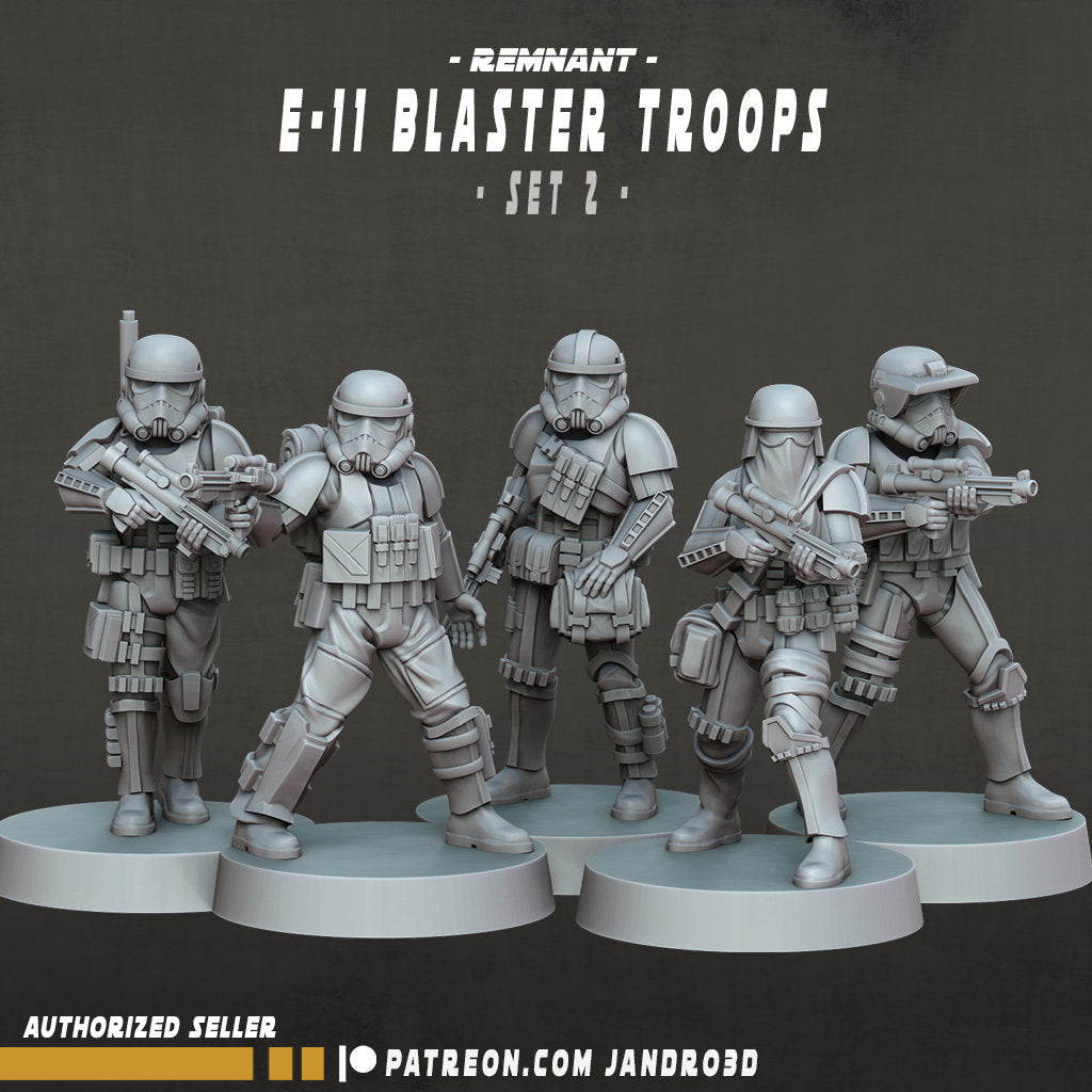 Remnant - E11 Blaster Troops - Set 2 - 4 pack