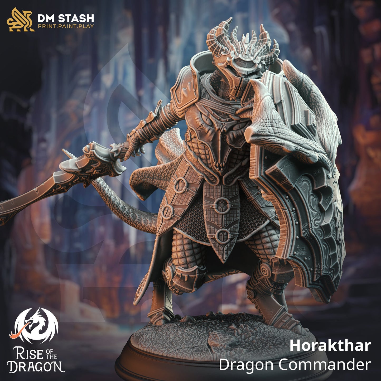 Horakthar Dragon Commander - Action Stance