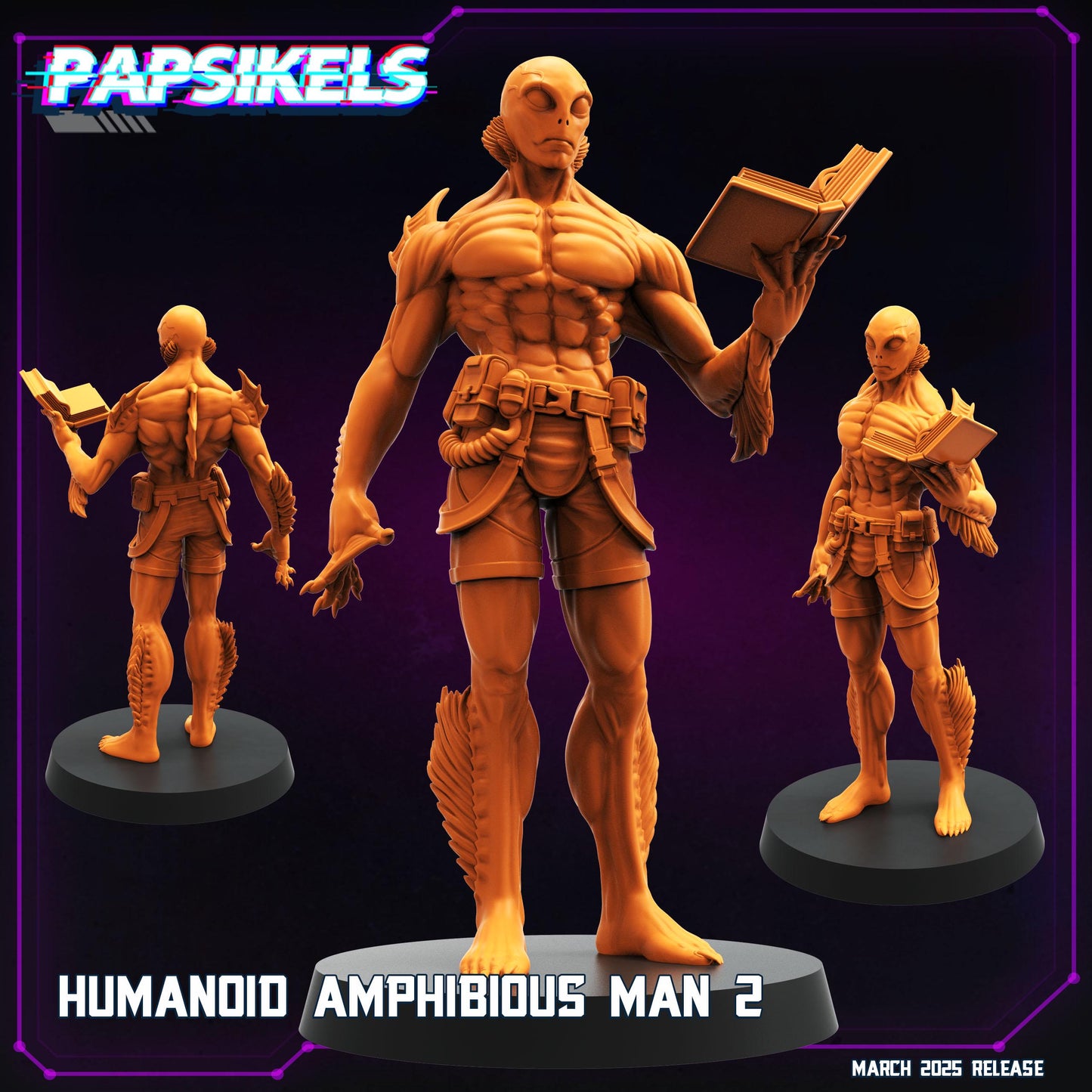 Humanoid Amphibious Man - 02