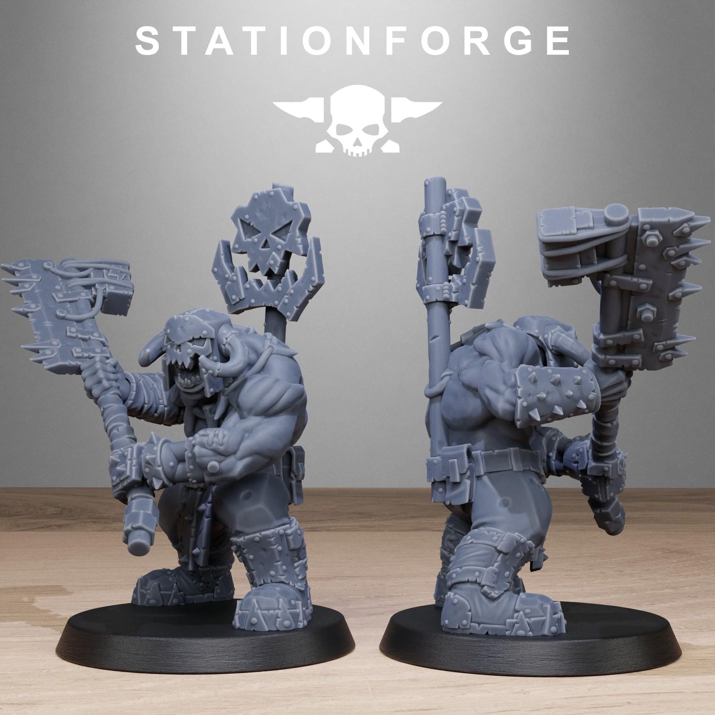 Orkaz Bros Infantry - Set of 10 | Grimdark | Sci-Fi Future | Tabletop Wargaming