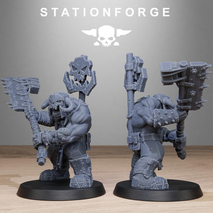 Orkaz Bros Infantry - Set of 10 | Grimdark | Sci-Fi Future | Tabletop Wargaming