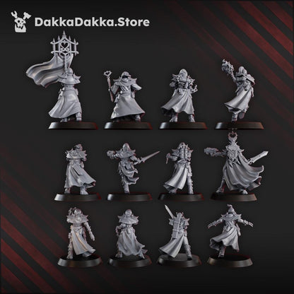 Liquidation Team of Ordine Vendetta - Set of 12 | Grimdark | Sci-Fi Future | Tabletop Wargaming