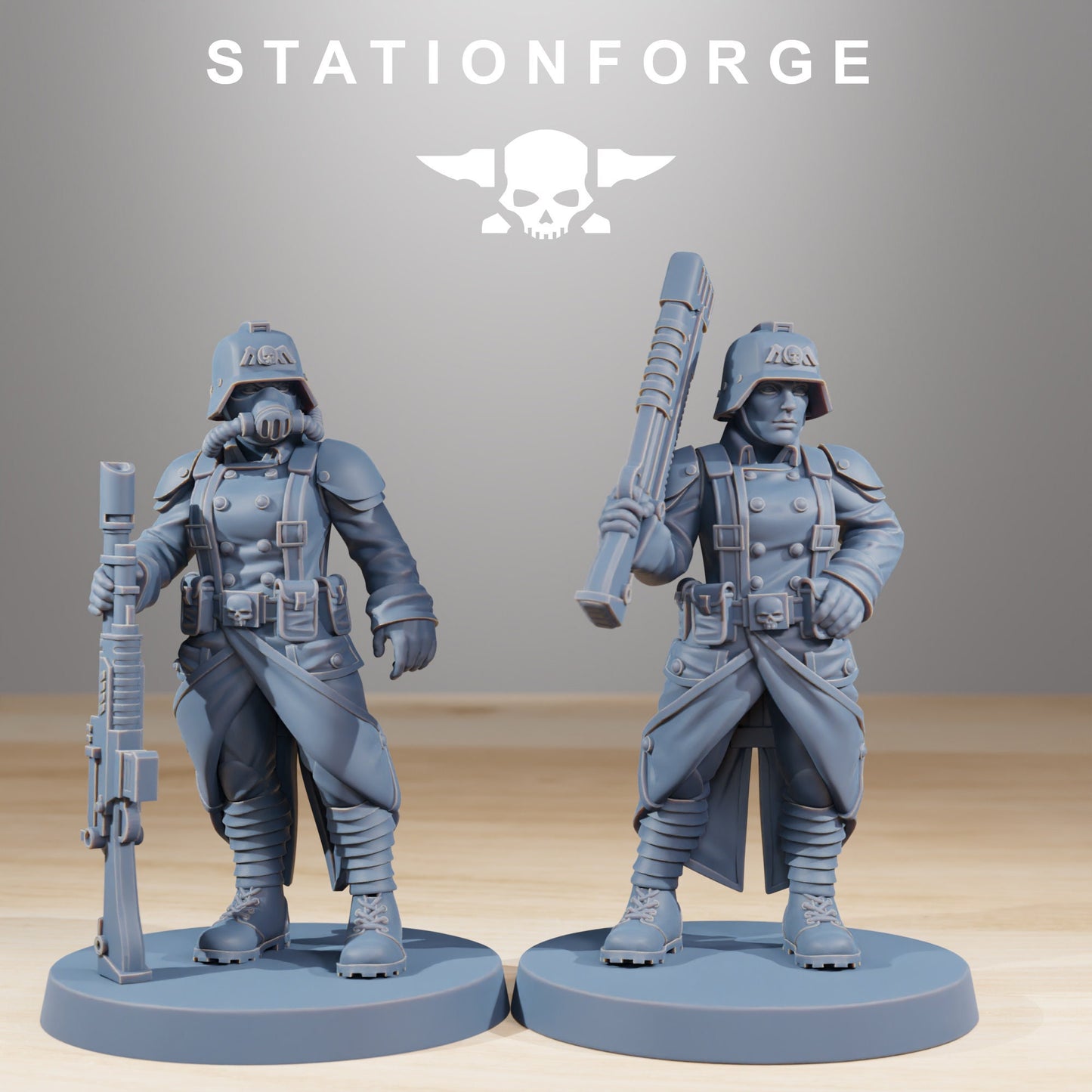 GrimGuard Sisters of War - Set of 10 | DnD Miniatures  | Wargame Proxy Minis | Sci-Fi | Cyberpunk