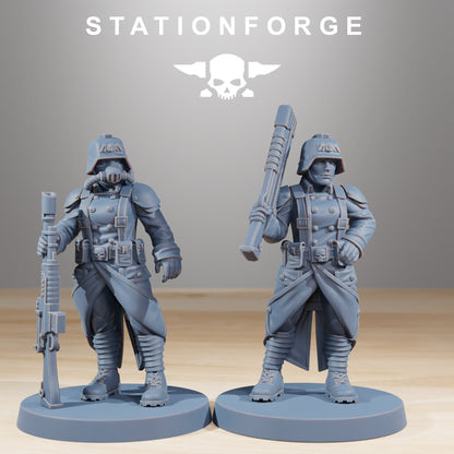 GrimGuard Sisters of War - Set of 10 | DnD Miniatures  | Wargame Proxy Minis | Sci-Fi | Cyberpunk